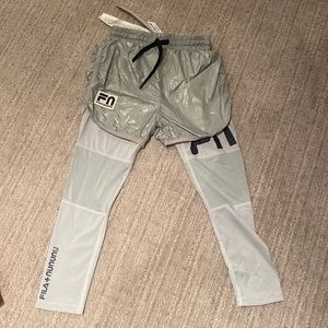 Brand New Fila + Nununu Shorts with Leggings